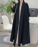 Double Sided Velvet Cloak Coat