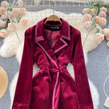 Pocket Cardigan Thick Trench Coat