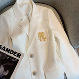Monogrammed Embroidered Advanced Suit Coat