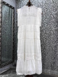 Addison Lace Embroidery Sleeveless Dress