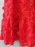 Lyana High Street Embroidery Flower Lace Party Dress