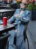 Denim Trench Coat