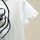 Livia 3d Floral Patchwork Design T Shirt