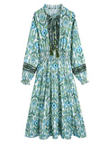 Eva Paisley Printed Dress