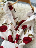 Sienna Rose Print Floral Dress