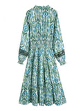 Eva Paisley Printed Dress