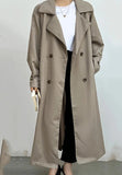Gia Patchwork Pleated Trench Coat